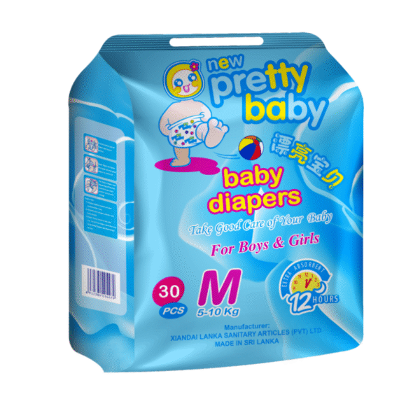 New Pretty Baby Diaper Medium 30Pcs