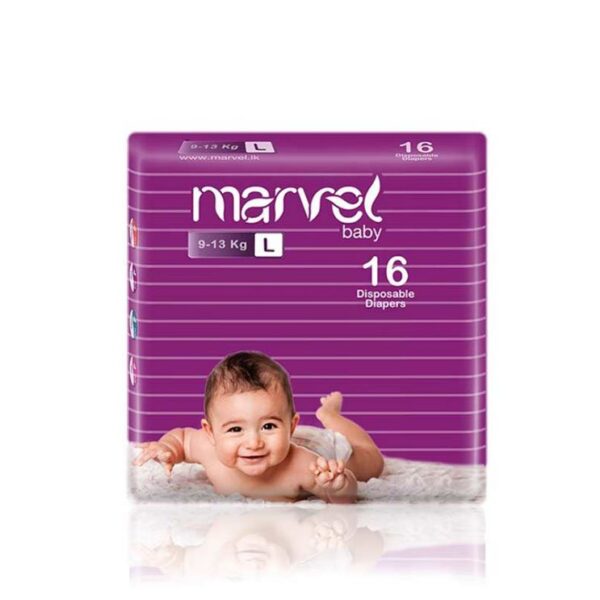 Marvel Baby Diaper Large 16pcs